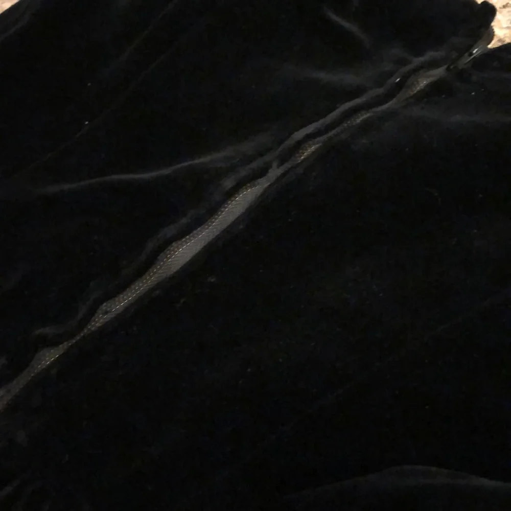 Vintage Black Velvet Long Dress Handmade Small? XS? See Rough Measurements - Picture 13 of 17